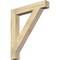 Ekena Millwork Traditional Block Rough Sawn Bracket, Douglas Fir, 4"W x 28"D x 32"H BKT04X28X32TRA05RDF - alternate 1